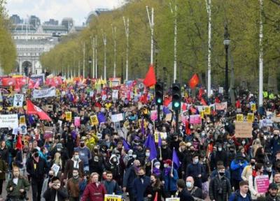 دستگیری 9 نفر در اعتراضات لندن علیه اختیارات بیشتر پلیس