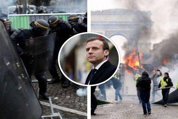 تور فرانسه ارزان: تظاهرات اعتراضی جلیقه زردها در پاریس شروع شد، 2 نفر زخمی شدند